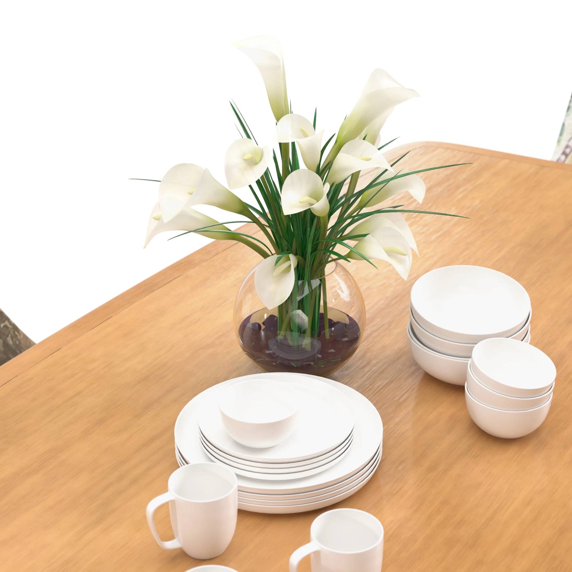 Dining Set 10 3D Model_05